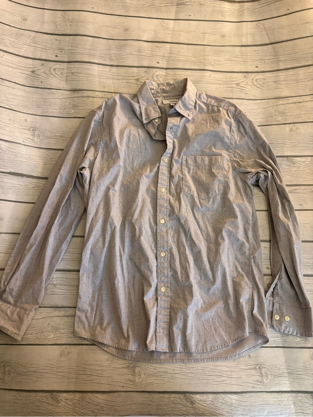 Sonoma Light Blue Long-Sleeve Button Down Shirt